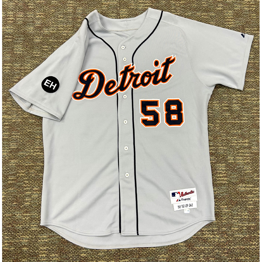 Armando Galarraga #58 Detroit Tigers Team-Issued Road Jersey with