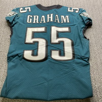 STS - Eagles Brandon Graham Game Worn Jersey (11/14/22) Size 42 W/ Capta...