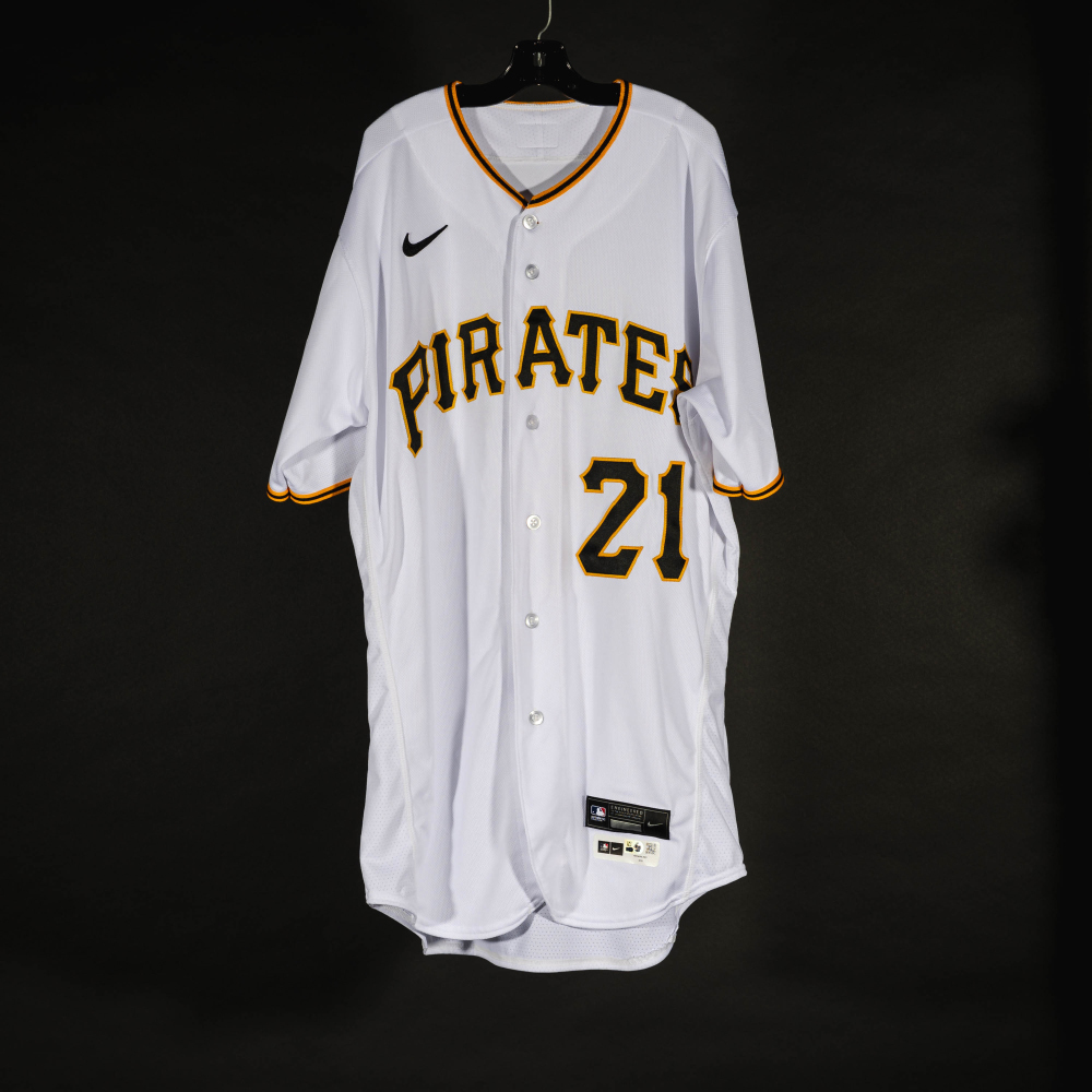 Game-Used Clemente Day Jersey - Nick Gonzales - PIT vs. KC 9/15