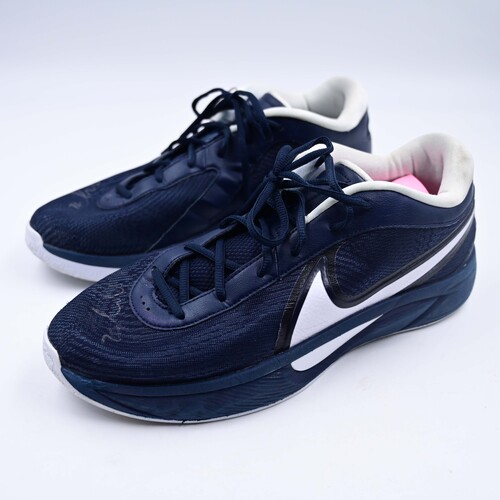 Image of Hines-Allen, Myisha - Dallas Wings - Nike Giannis Zoom Freak 6 TB (College Navy) Shoes - Worn 5/29/2025 - Autographed - 2025 WNBA Season