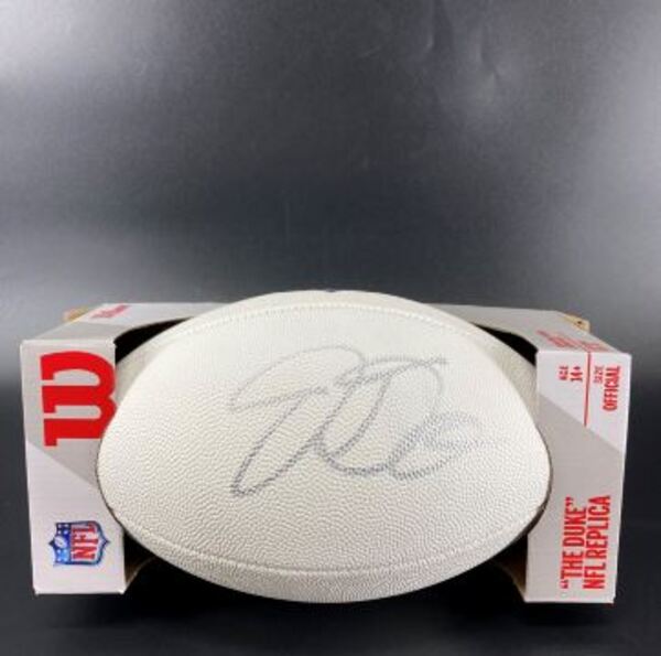 NFL - Colts Josh Downs Signed Composite Football