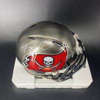 NFL - Buccaneers Tez Johnson Signed Mini Helmet