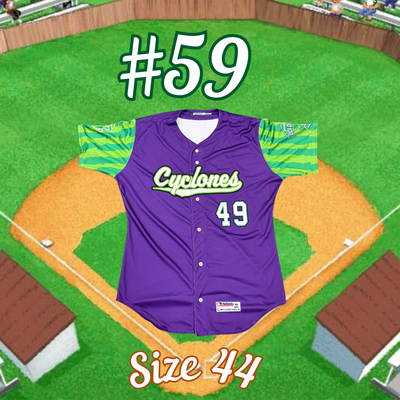 #59 GAME ISSUED Backyard Baseball Jersey (Size 44)