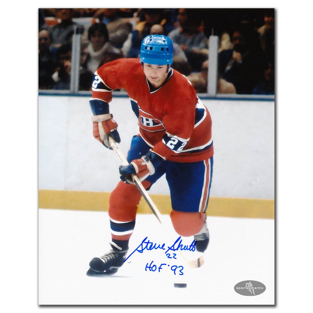 Steve Shutt Montreal Canadiens Action Autographed 8x10