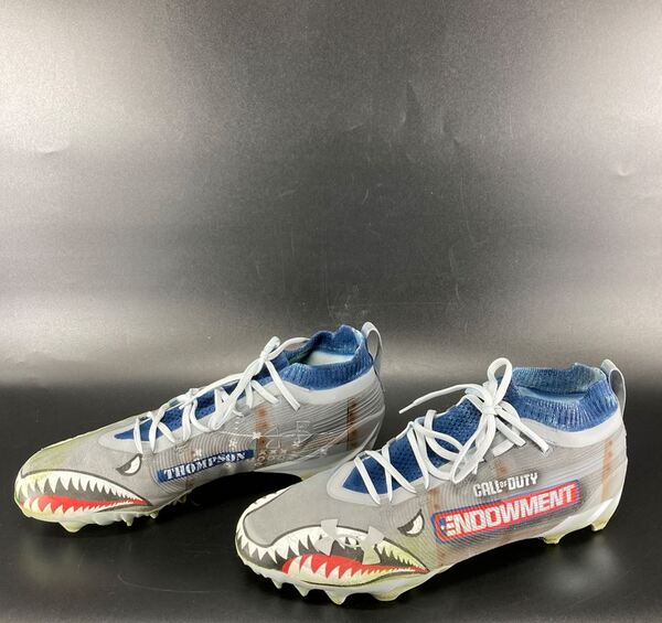 MCMC - Steelers DK Metcalf Custom Cleats 2025 Season Size 15 Proceeds Be...