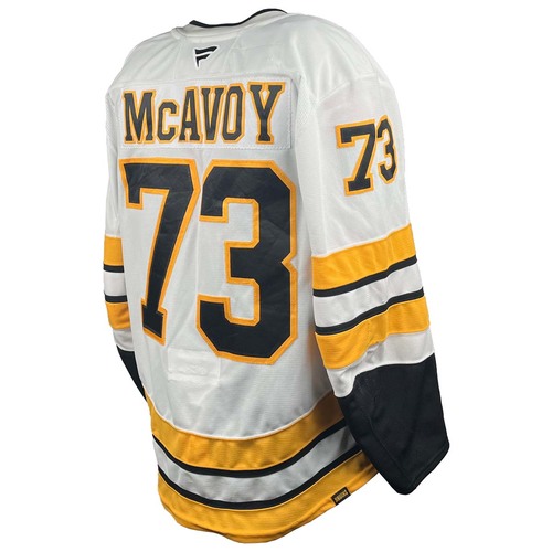 Photo of Game-Used 2025-2026 Season Away Hockey Jersey - Set 3 - Charlie McAvoy