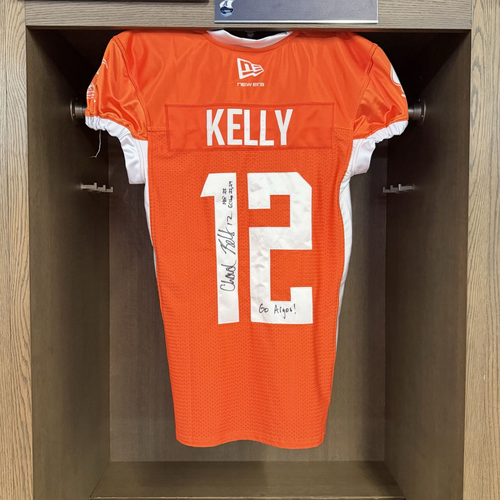 #12 Chad Kelly Signed Toronto Argonauts NDTR Warmup Worn Jersey (Sz XL)