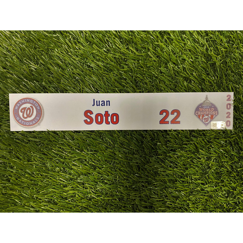 2020 Spring Training Locker Tag