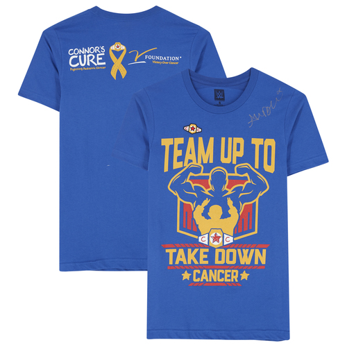 Alexa Bliss Autographed Connor's Cure Team Up To Take Down Cancer T-Shirt