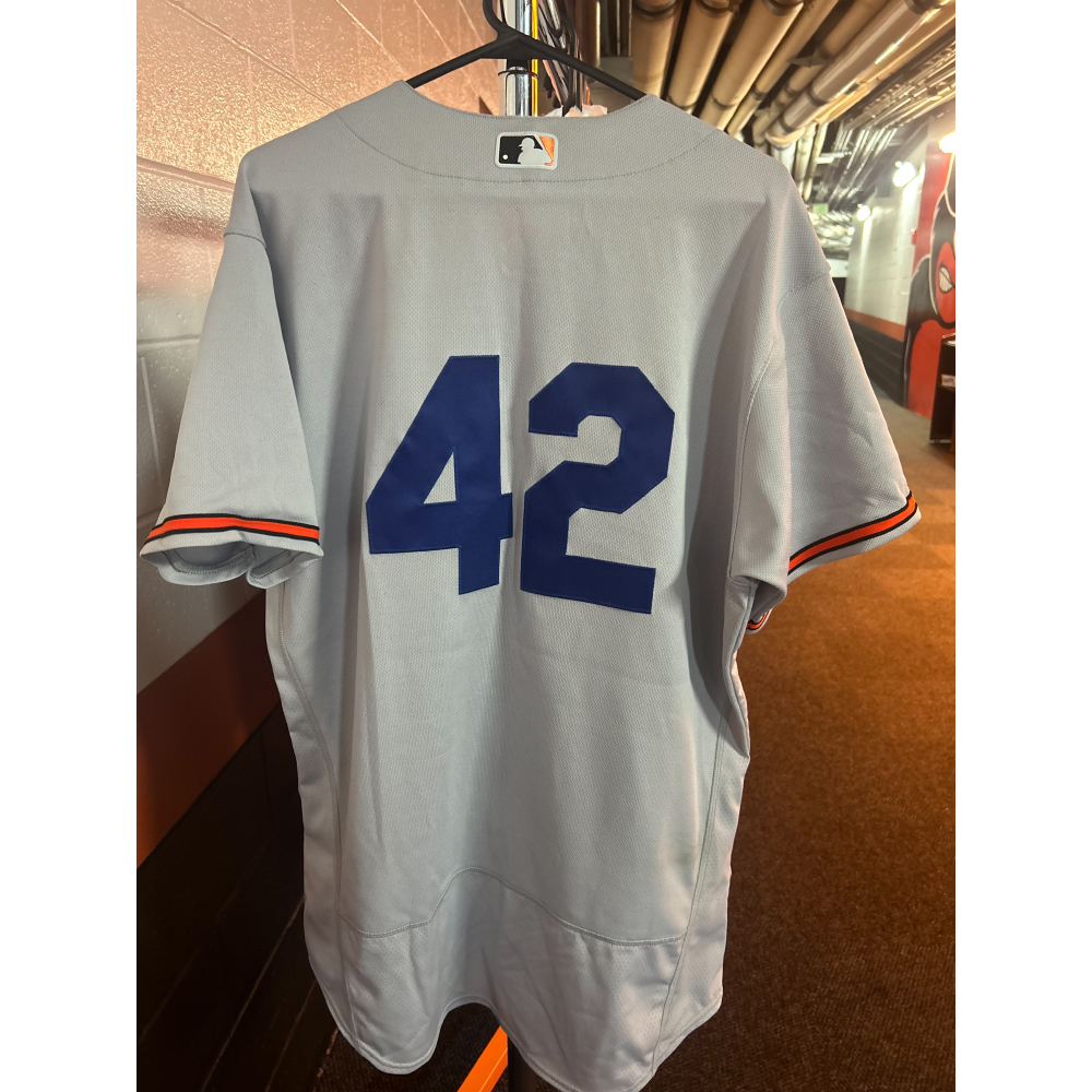 デビット・フレッチャー　実着用ユニフォーム　mlb auction Spenser Watkins: Jackie Robinson Day Jersey & Cap - Game-Used