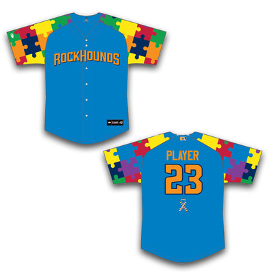 Ryan Cusick #34 Autism Awareness Jersey