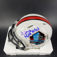 HOF - Steelers Donnie Shell Signed HOF Mini Helmet with HOF 98 Inscription