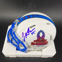NFL - Browns Joel Bitonio Signed Mini Helmet with Pro Bowl Logo