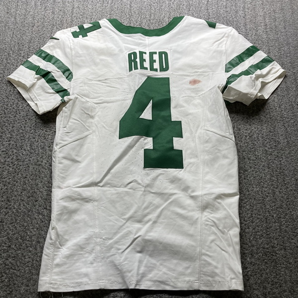 London Games - Jets DJ Reed Game Used Jersey (10/06/24) Size 38 with Lon...