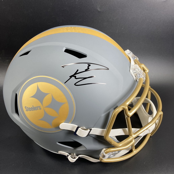 NFL - Steelers Russell Wilson Signed Slate Replica Speed Helmet