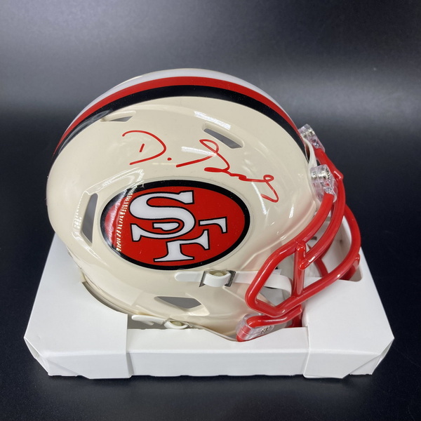 NFL - 49ers De'Zhaun Stribling Signed Retro Mini Helmet