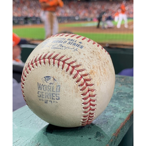 2021 World Series - Atlanta Braves vs. Houston Astros - Game 2 - Pitcher: Jose Urquidy, Batters: Eddie Rosario/Freddie Freeman - Top 1, Strikeout Swinging/Strikeout Looking