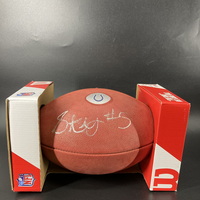 Colts - Stephon Gilmore Signed Authentic Football With Colts Logo