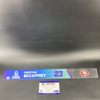 NFL - 49ers Christian McCaffrey 2023 Pro Bowl Games Nameplate Special Ed...