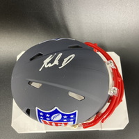 NFL - Buccaneers Kalen DeLoach Signed Blue Shield Mini Helmet