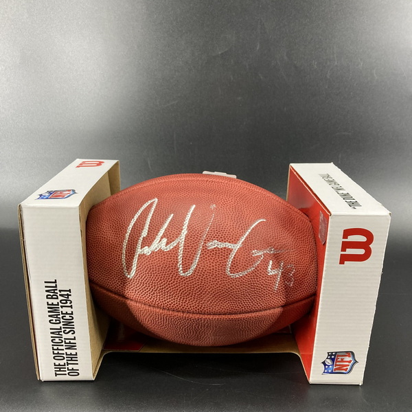 NFL - Vikings Andrew Van Ginkel Signed Authentic Football