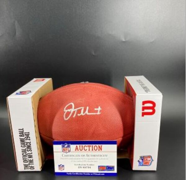NFL - Cowboys Jaylen Tolbert Signed Authentic Football