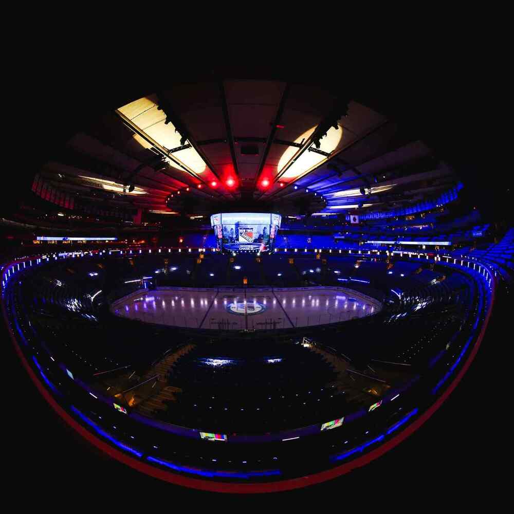New York Rangers vs Carolina at Madison Square Garden