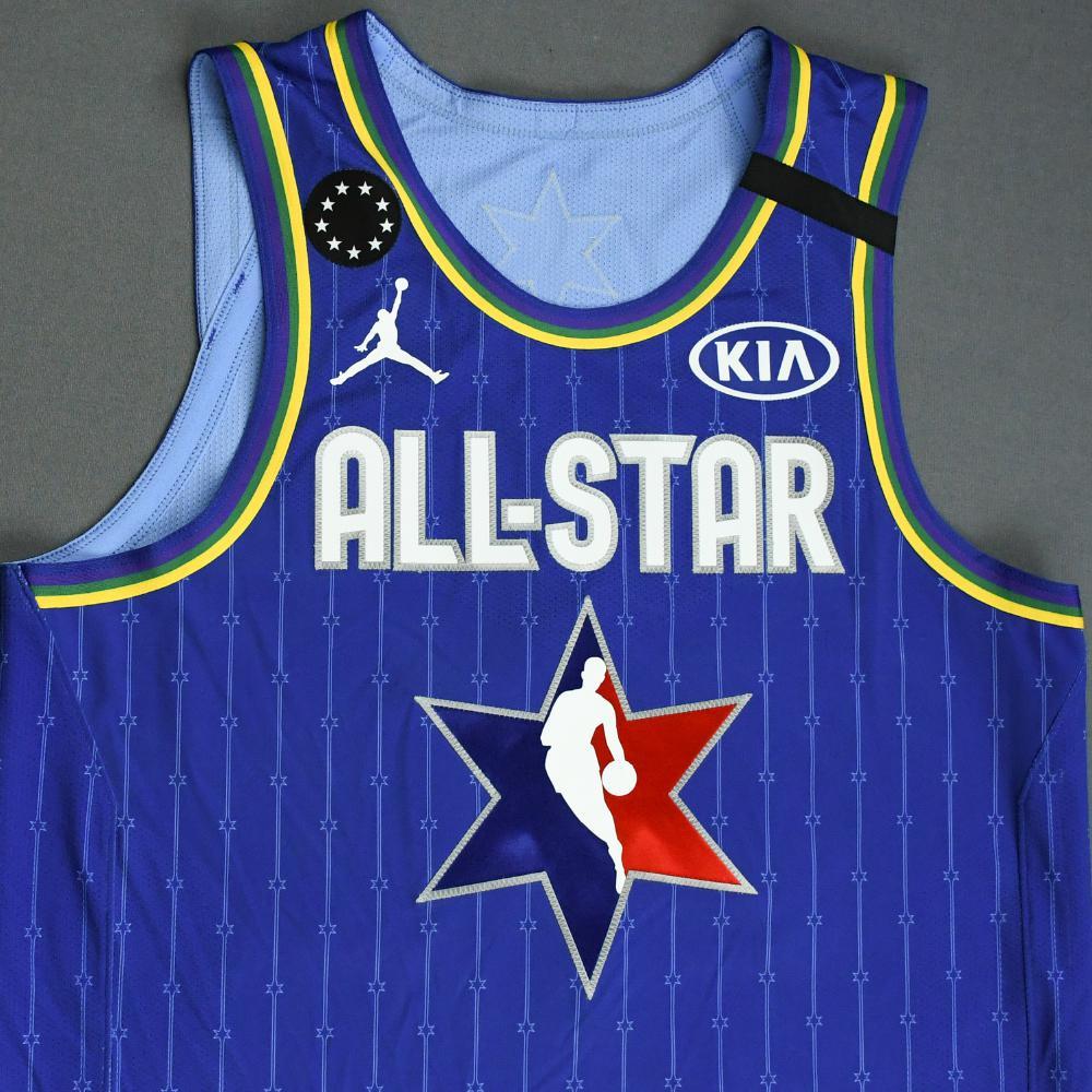 Russell Westbrook 2020 NBA All Star Game Worn Jersey Charity Auction Team LeBron 1st And 