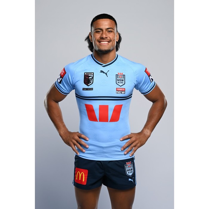 Stephen Crichton Signed NSW Blues State of Origin Match-Worn Boots