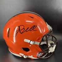 NFL - Browns David Bell Signed Authentic Speed Helmet