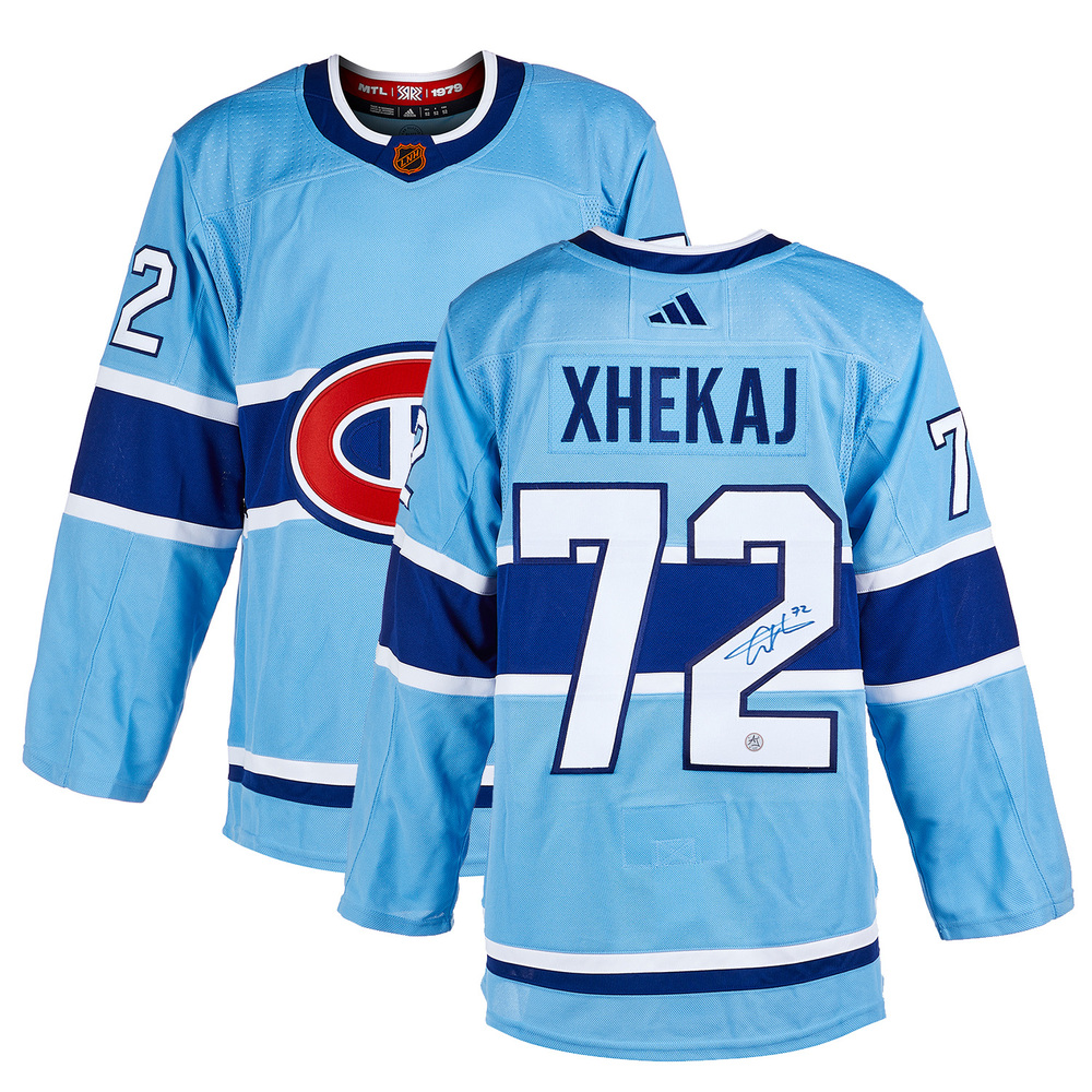 Arber Xhekaj Signed Montreal Canadiens Reverse Retro 2.0 adidas Jersey