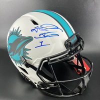 NFL - Dolphins Tua Tagovailoa Signed Authentic Lunar Eclipse Speed Helmet