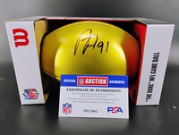 NFL - Jaguars Arik Armstead Signed Gold Honors Football