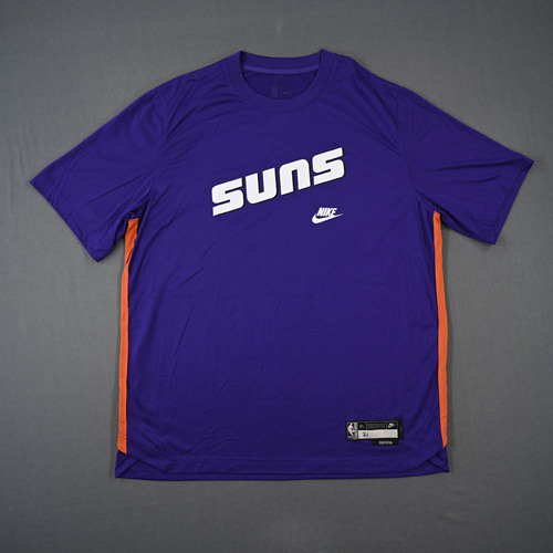 Image of Warren, T.J. - Phoenix Suns - Game-Issued Classic Edition Short-Sleeved Shooting Shirt - 2022-23 NBA Season