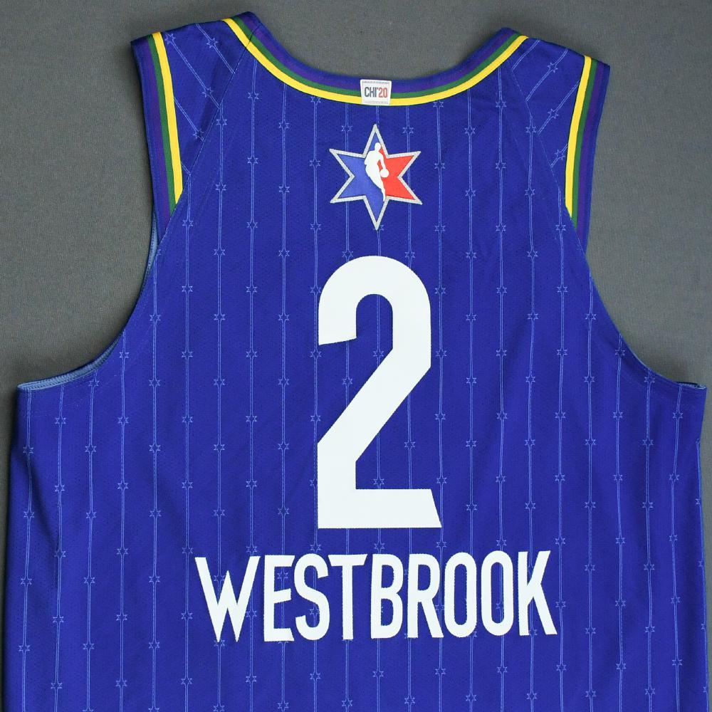 Russell Westbrook 2020 NBA All Star Game Worn Jersey Charity Auction Team LeBron 1st And 