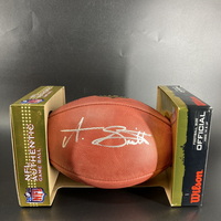 NFL - Eagles Ainias Smith Signed Authentic Football
