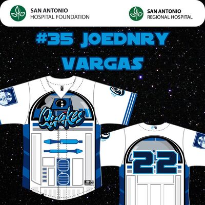 2025 Star Wars Jersey #35 Joendry Vargas - Size 46