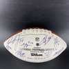 NFL - Multi Sign Pro Bowl Panel Ball Signed By Over 25 Players including Todd Gurley, Julio Jones, Russell Wilson, Richard Sherman, Calais Campbell, AJ Green, And Malcolm Jenkins (Slight Smudge)