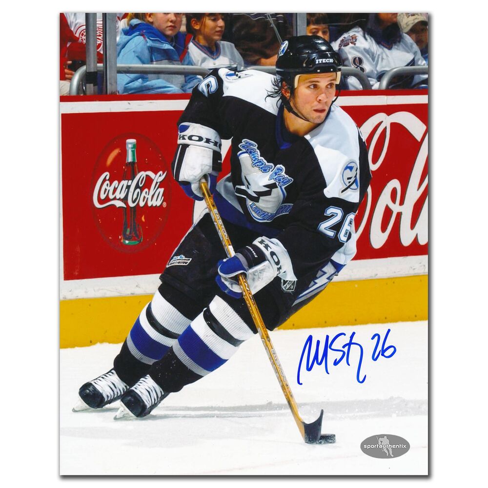 Martin St. Louis Tampa Bay Lightning Action Autographed 8x10
