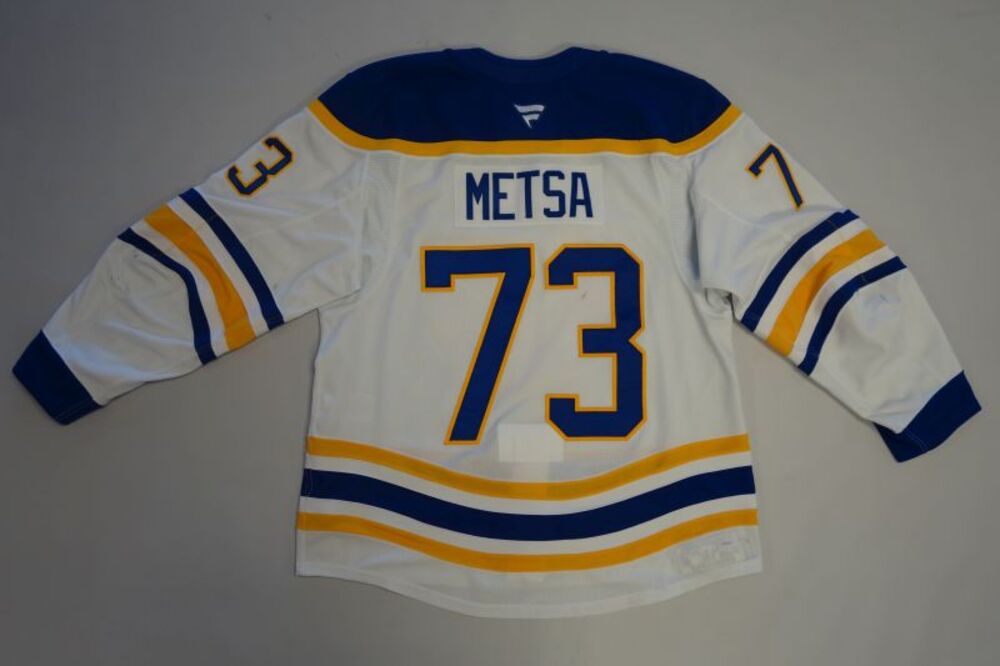 Zach Metsa 2025-26 Buffalo Sabres Set 1 Away Jersey