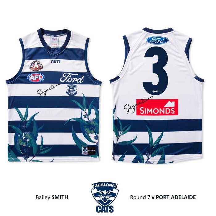 Photo of Bailey Smith #3 Geelong Cats 2026 ANZAC Guernsey