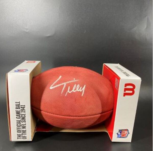 NFL - Browns Cedric Tillman Signed Authentic Football