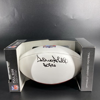 HOF - Steelers Donnie Shell Signed Panel Ball with HOF Logo