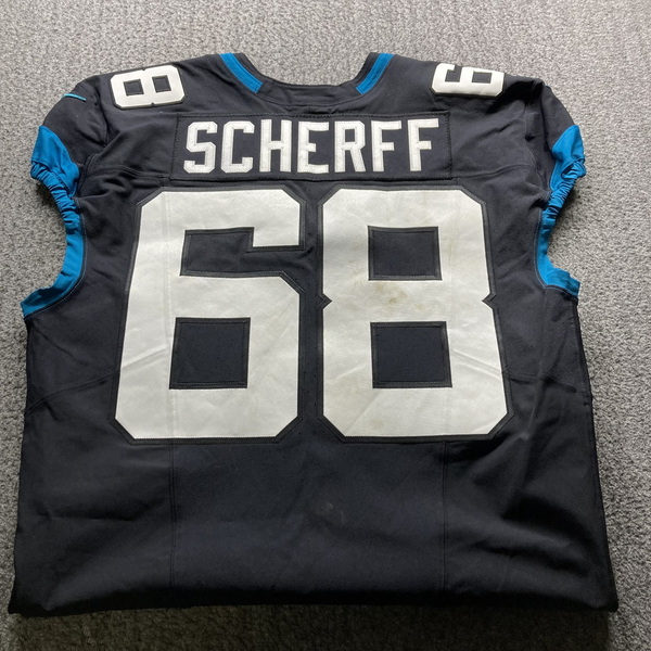 London Games - Jaguars Brandon Scherff Game Worn Jersey (10/01/23) Size 48
