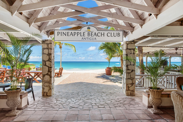Pineapple Beach Club, Antigua Certificate