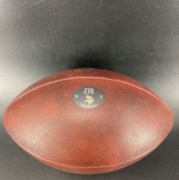 NFL - Vikings Game Used Football (11/02/2025) Numbered 270 Next Gen Stat...