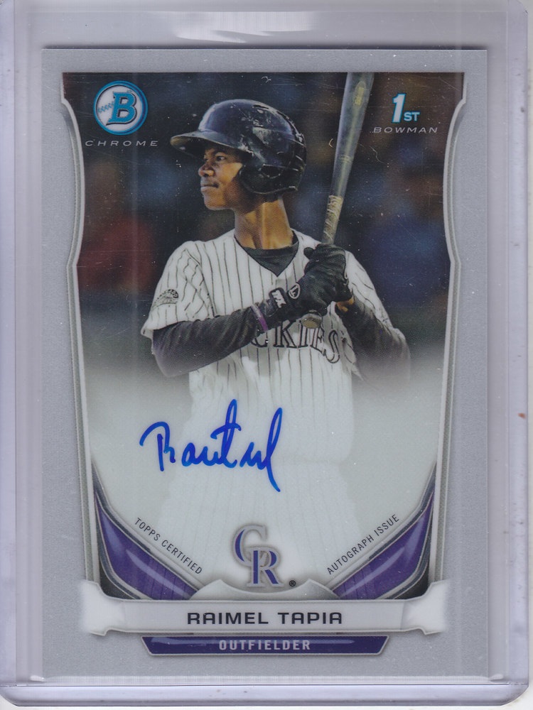 2014 Bowman Chrome Prospect Autographs Raimel Tapia