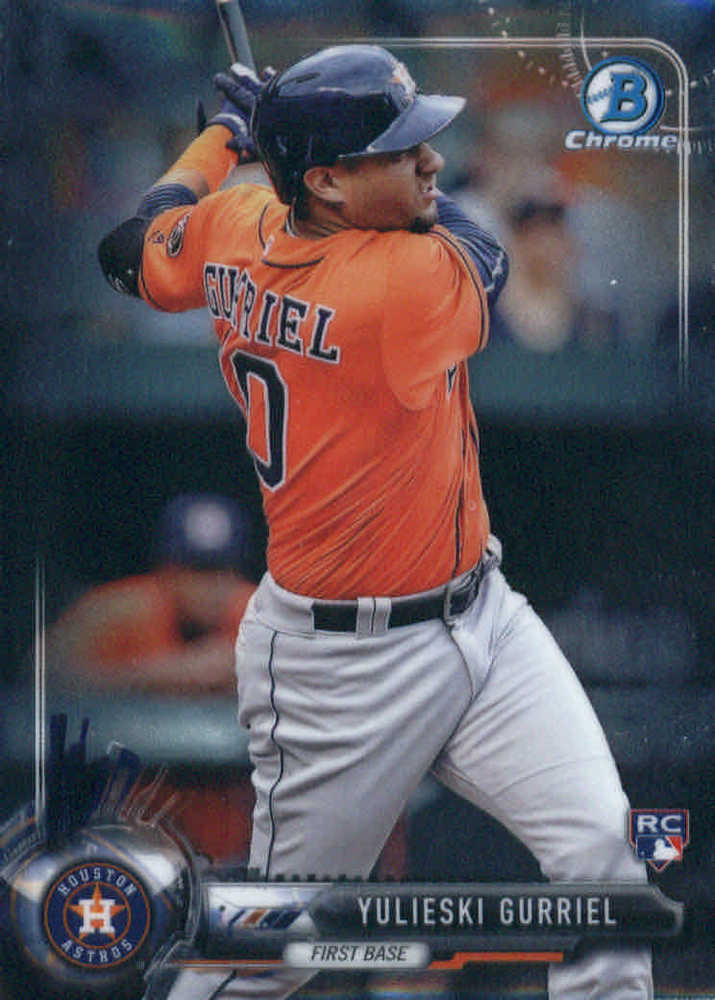 2017 Bowman Chrome #57A Yulieski Gurriel Rookie Card
