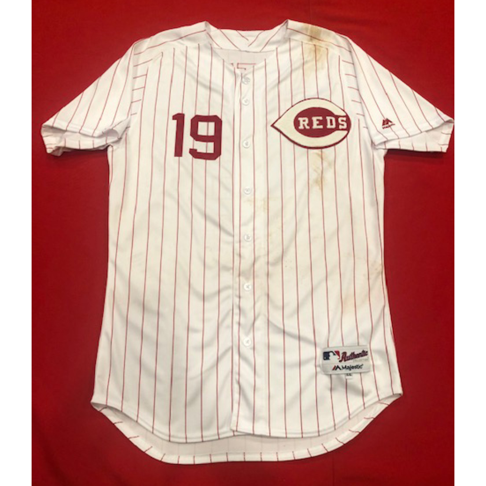 Joey Votto -- 1967 Throwback Jersey (Starting 1B: Went 1-for-3, BB