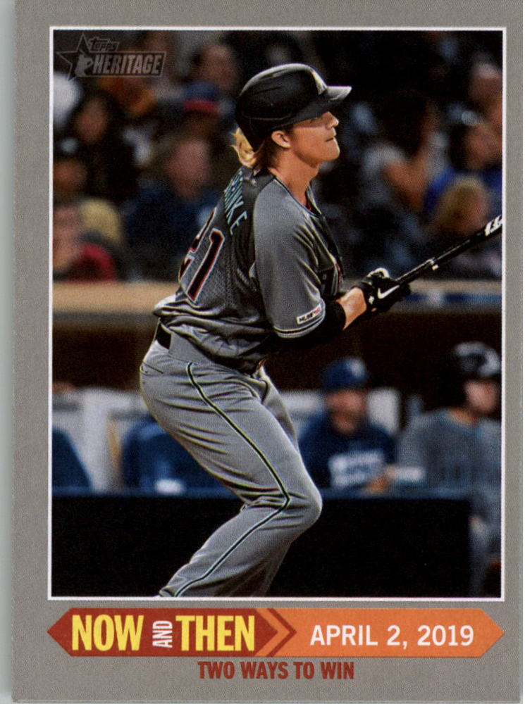 2019 Topps Heritage Now and Then #NT4 Zack Greinke